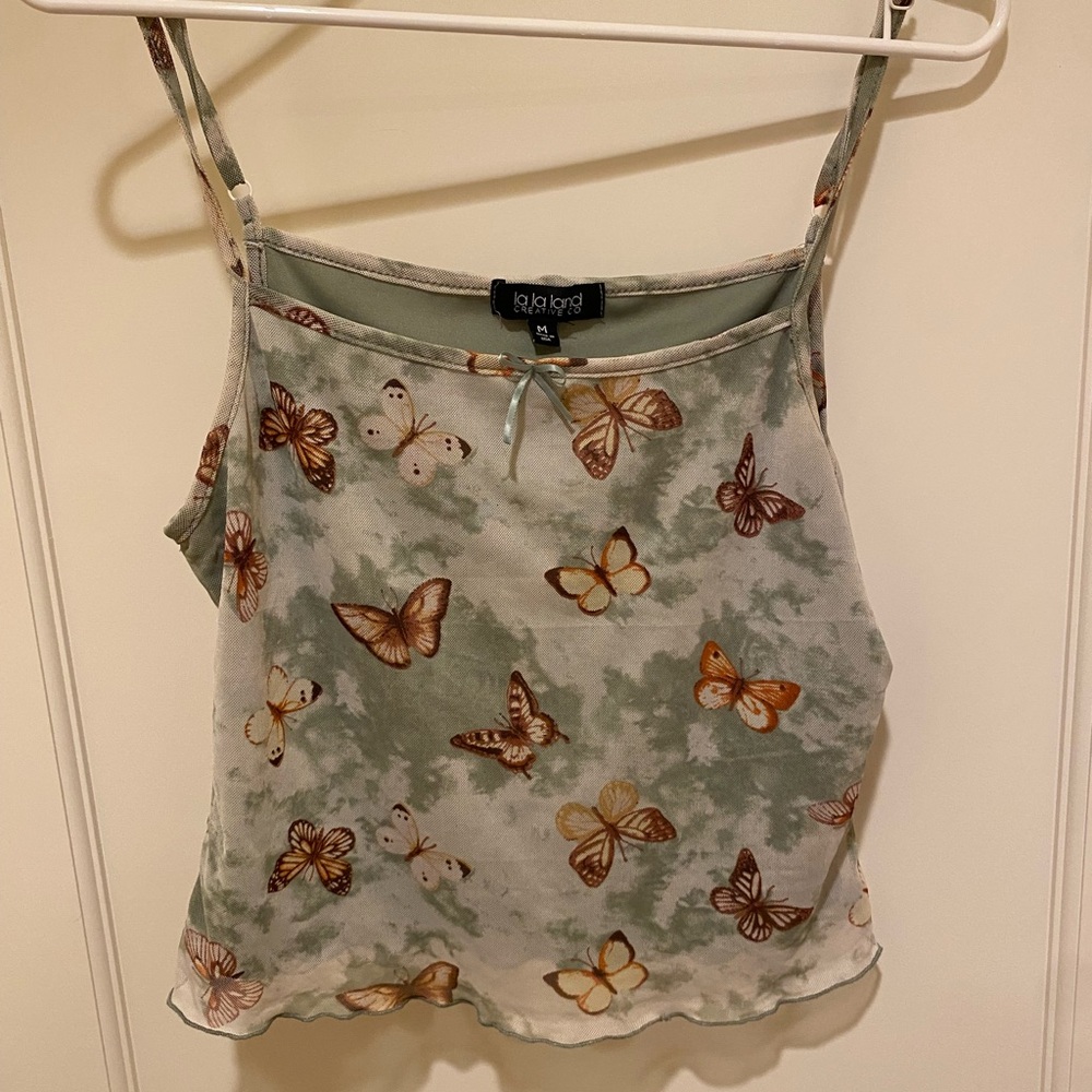 Butterfly Print Women's Tank Top!
